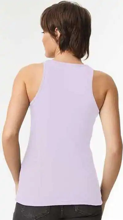 American Apparel 101cvc Women’s Cvc Tank Heather Lilac