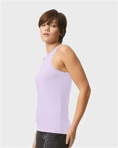 American Apparel 101cvc Women’s Cvc Tank - Heather Lilac