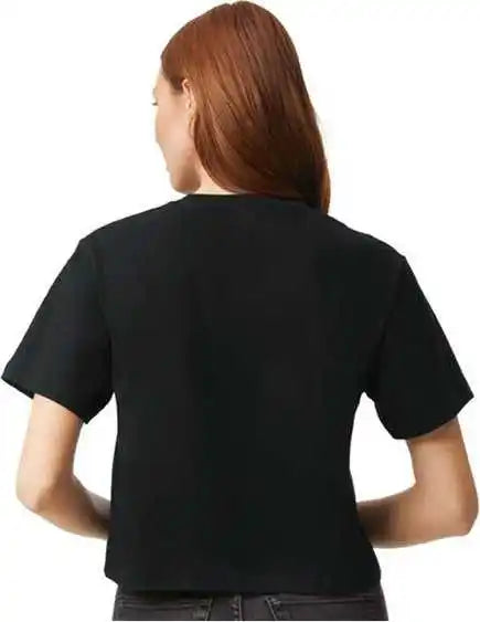 American Apparel 102 Women’s Fine Jersey Boxy Tee Black