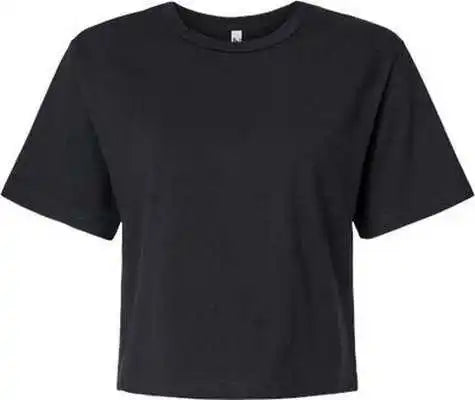 American Apparel 102 Women’s Fine Jersey Boxy Tee Black