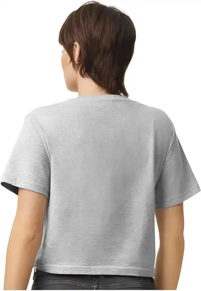 American Apparel 102 Women’s Fine Jersey Boxy Tee - Heather Gray