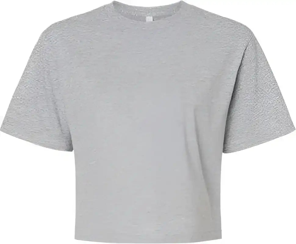 American Apparel 102 Women’s Fine Jersey Boxy Tee - Heather Gray