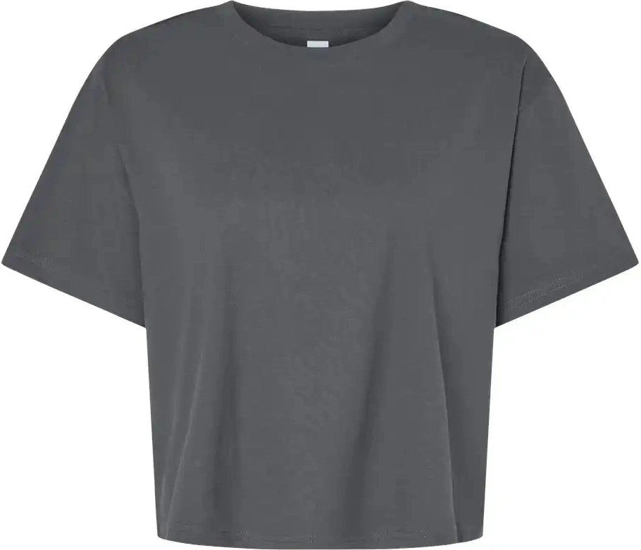 American Apparel 102a Women’s Fine Jersey Boxy Tee - 102 - Asphalt - s