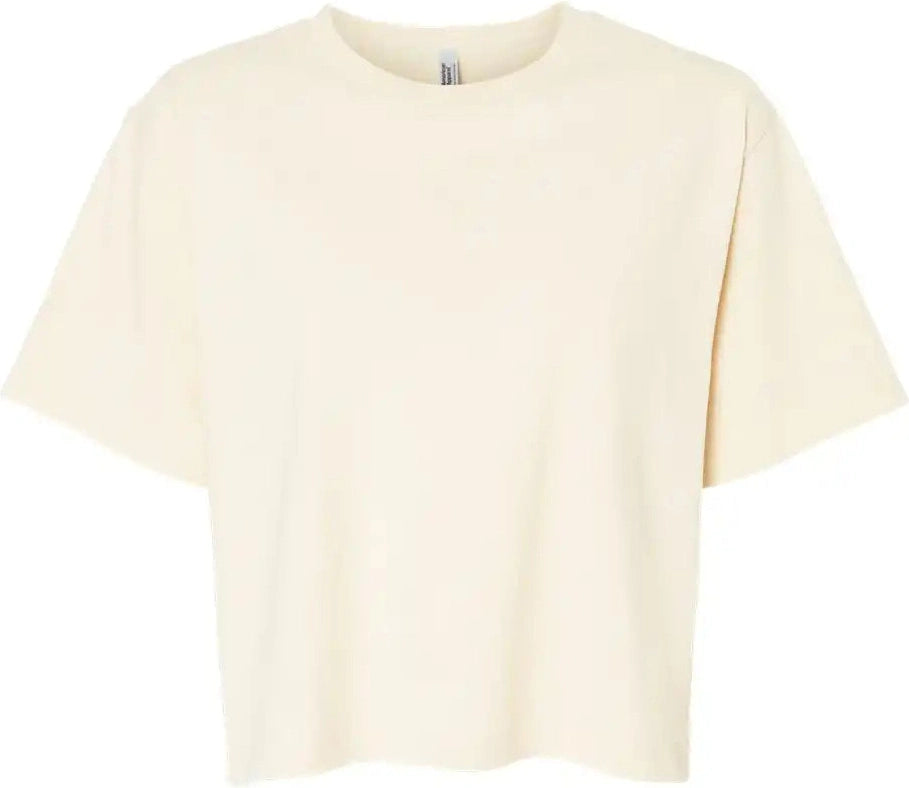 American Apparel 102a Women’s Fine Jersey Boxy Tee - 102 - Creme - s