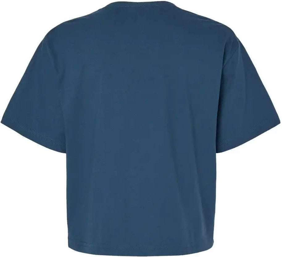 American Apparel 102a Women’s Fine Jersey Boxy Tee - 102 - Sea Blue - Blue / s