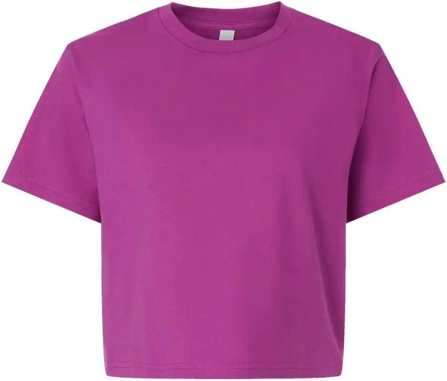 American Apparel 102a Women’s Fine Jersey Boxy Tee - 102 - Super Pink - Pink / s