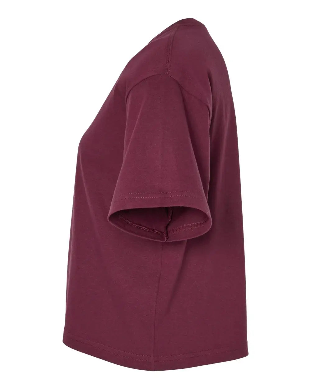 American Apparel 102a Women’s Fine Jersey Boxy Tee - Burgundy