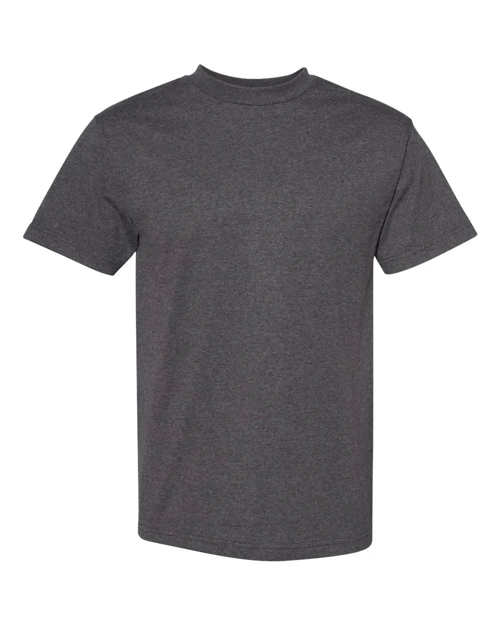 American Apparel 1301 Heavyweight Cotton Tee - Heather Charcoal - Dark Gray / s