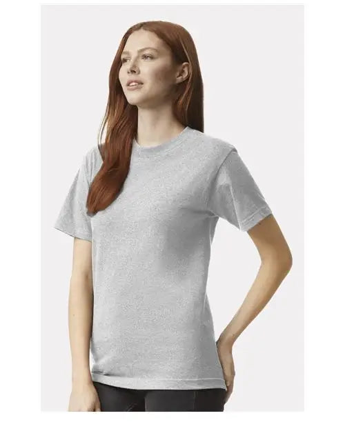 American Apparel 1301 Heavyweight Cotton Tee - Heather Grey