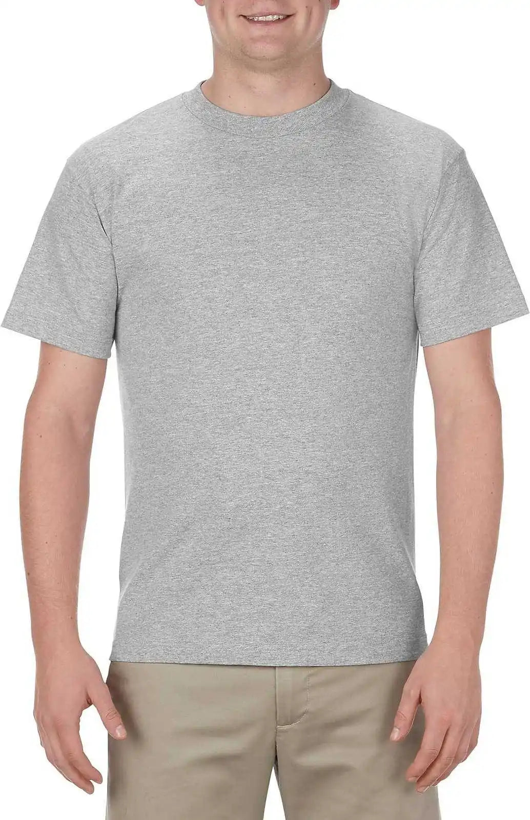 American Apparel 1301 Unisex Heavyweight Cotton t Shirt Athletic Heather