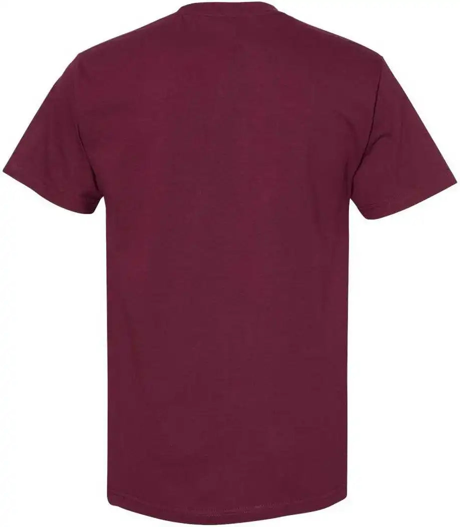 American Apparel 1301 Unisex Heavyweight Cotton T-shirt - Burgundy