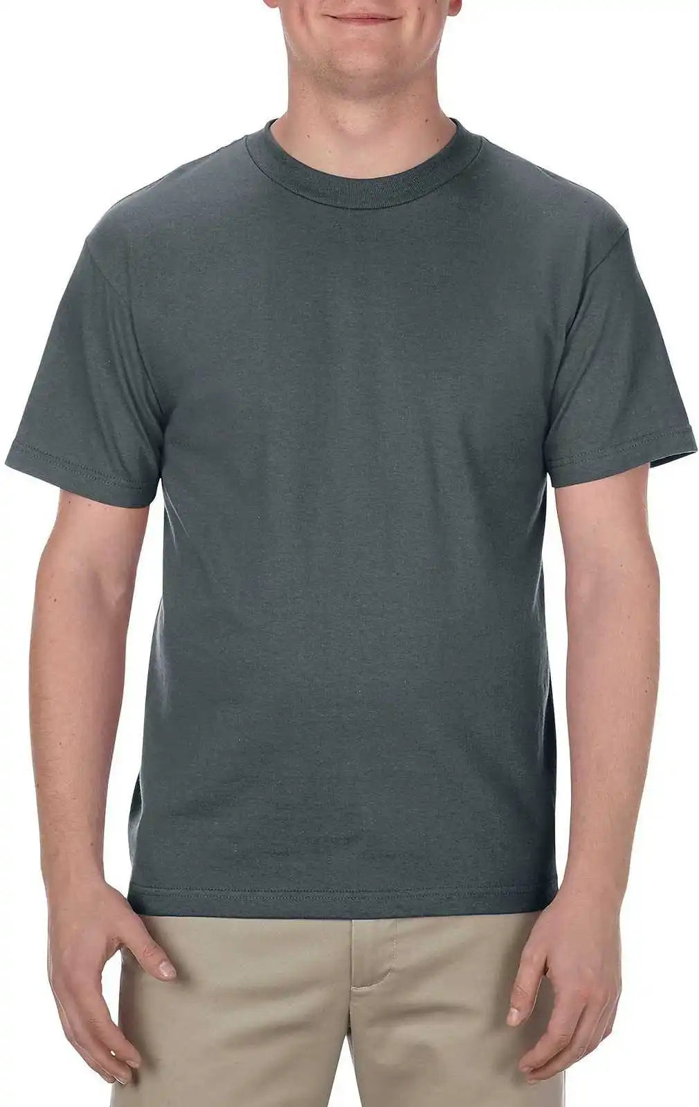 American Apparel 1301 Unisex Heavyweight Cotton T-shirt - Charcoal