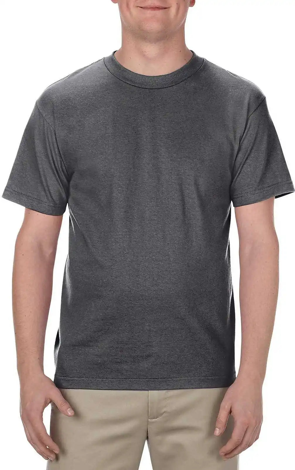 American Apparel 1301 Unisex Heavyweight Cotton T-shirt - Charcoal Heather