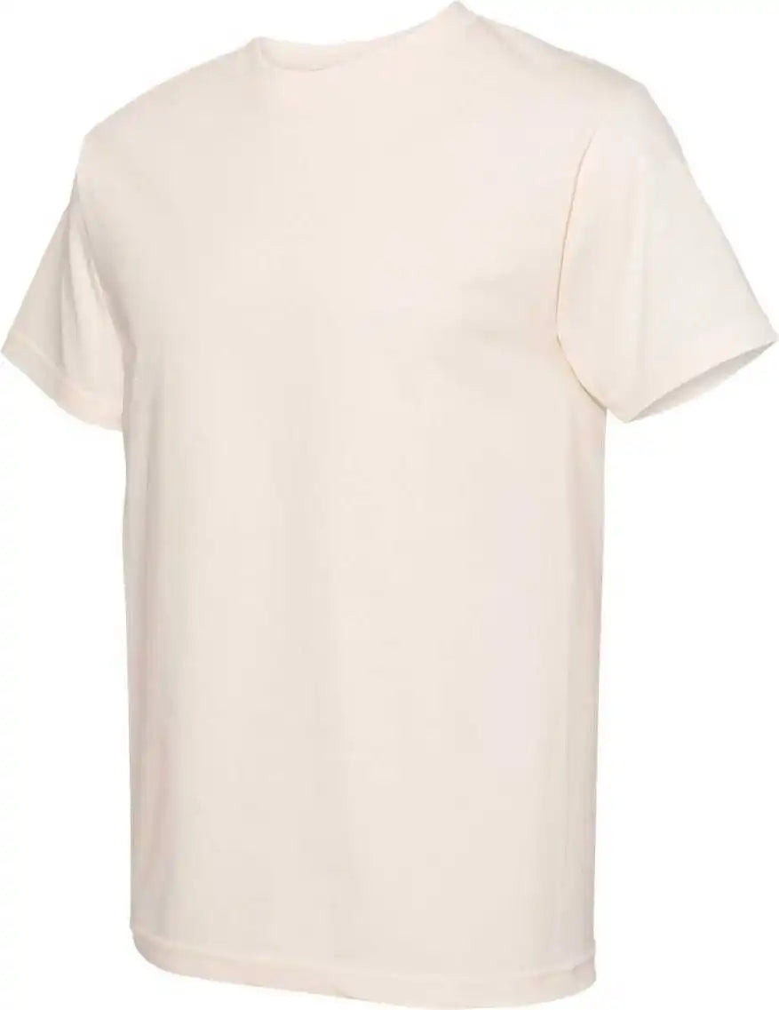 American Apparel 1301 Unisex Heavyweight Cotton t Shirt Cream
