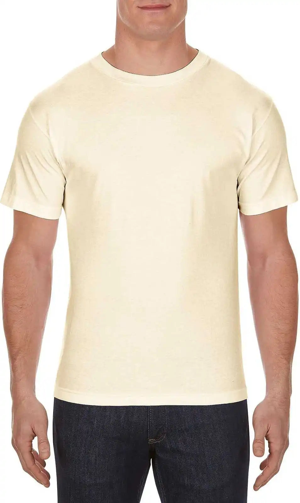 American Apparel 1301 Unisex Heavyweight Cotton T-shirt - Cream
