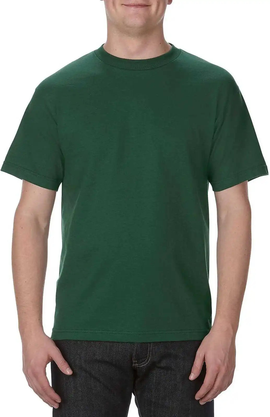 American Apparel 1301 Unisex Heavyweight Cotton t Shirt Forest Green