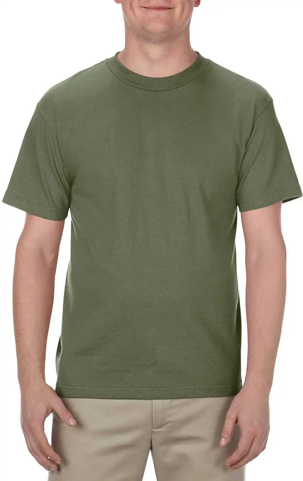 American Apparel 1301 Unisex Heavyweight Cotton T-shirt - Military Green