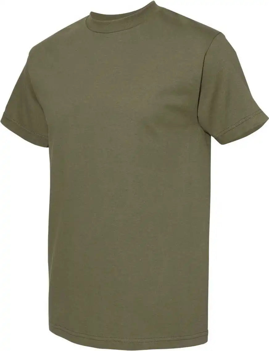 American Apparel 1301 Unisex Heavyweight Cotton t Shirt Military Green