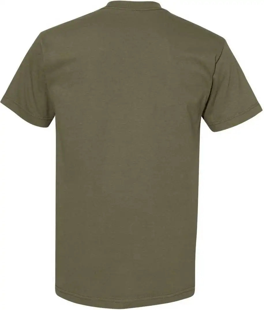 American Apparel 1301 Unisex Heavyweight Cotton t Shirt Military Green