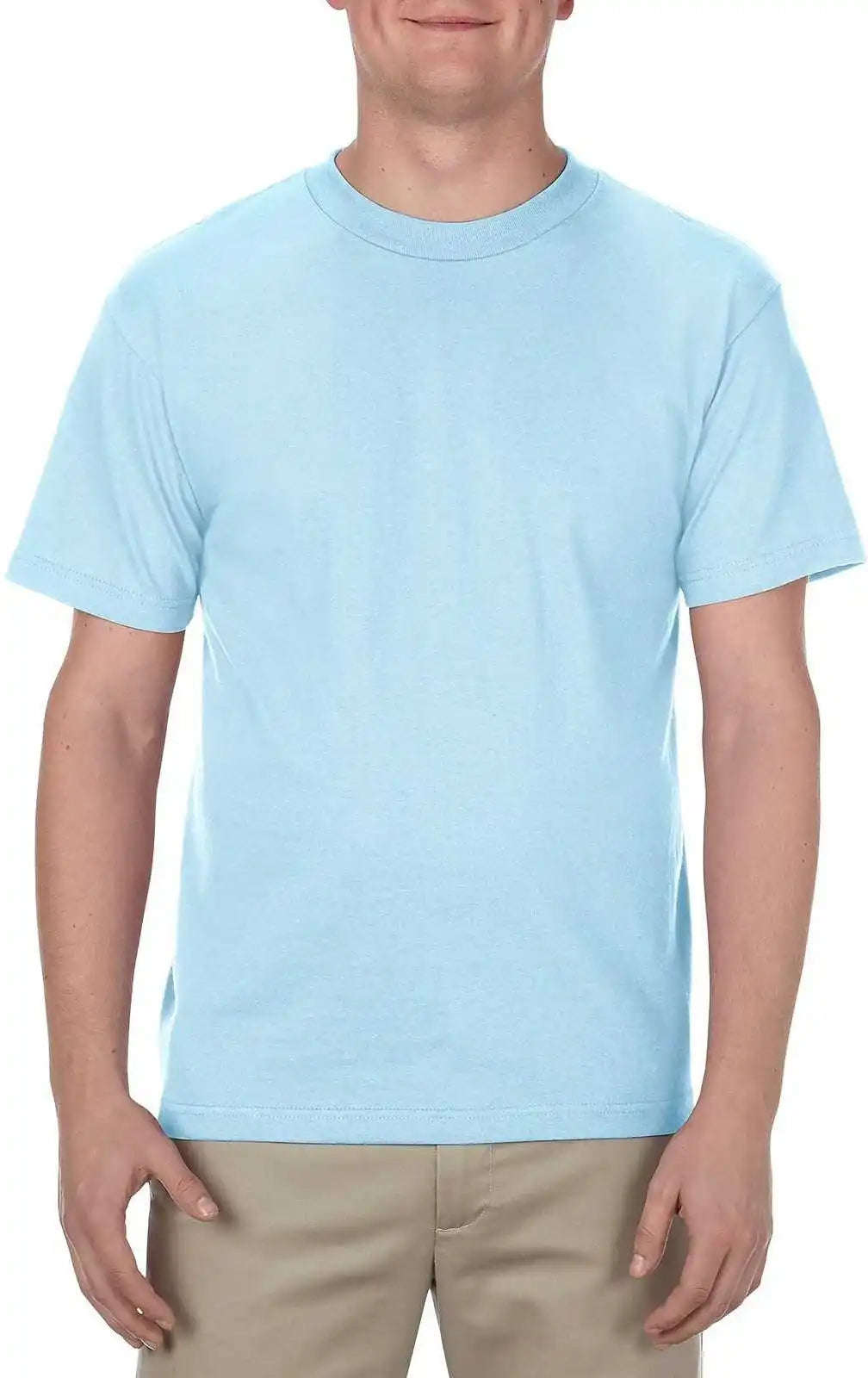 American Apparel 1301 Unisex Heavyweight Cotton T-shirt - Powder Blue