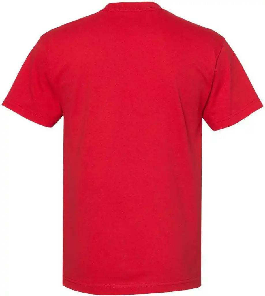 American Apparel 1301 Unisex Heavyweight Cotton t Shirt Red