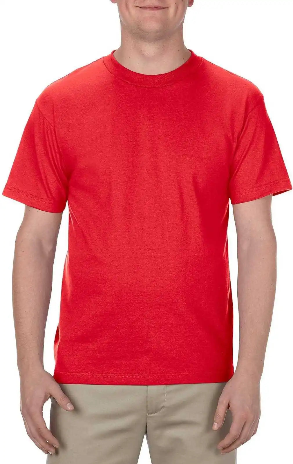 American Apparel 1301 Unisex Heavyweight Cotton t Shirt Red