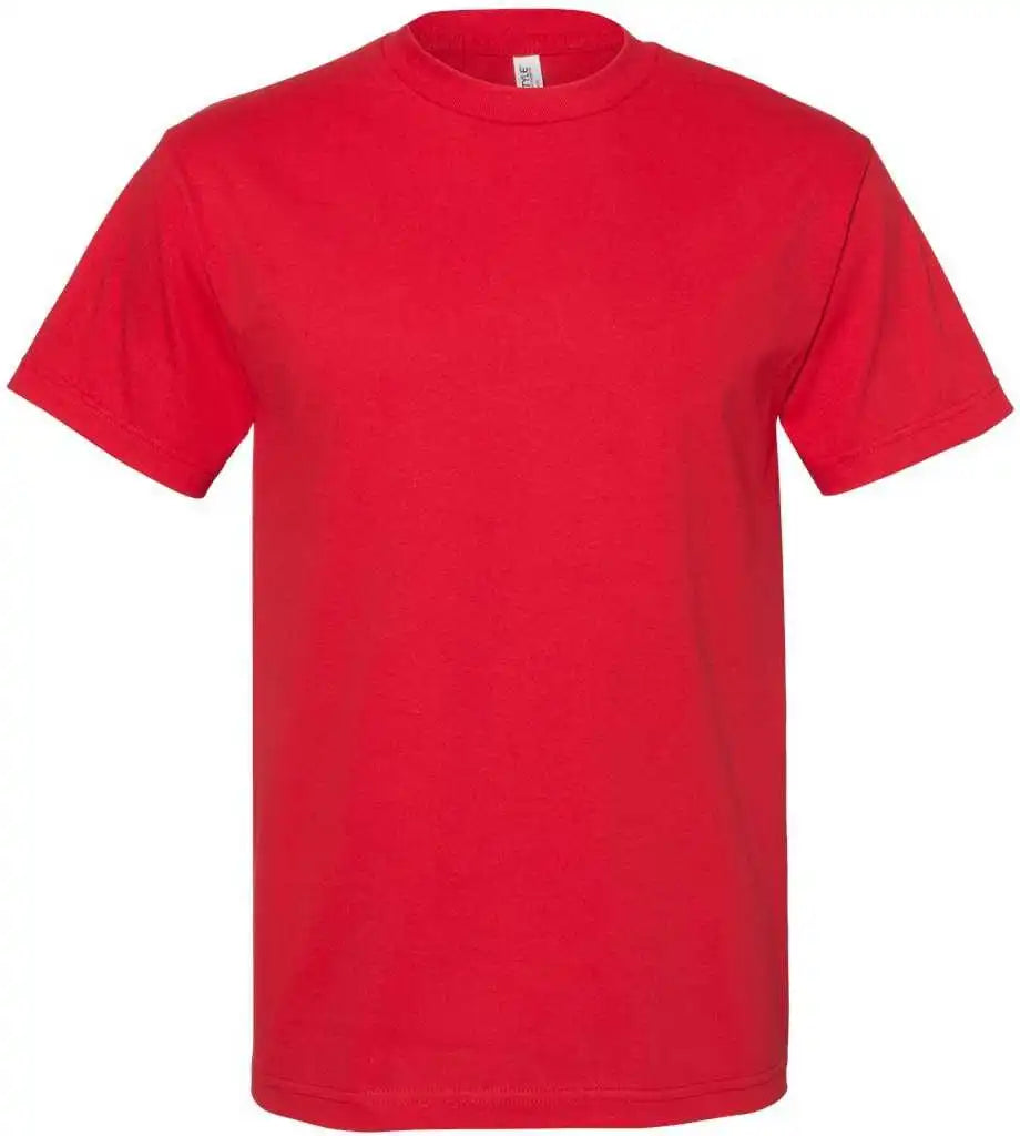 American Apparel 1301 Unisex Heavyweight Cotton t Shirt Red