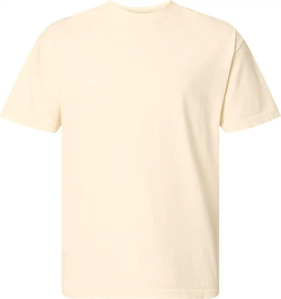 American Apparel 1301gd Garment-dyed Heavyweight Cotton Tee - Faded Cream - Ivory / s