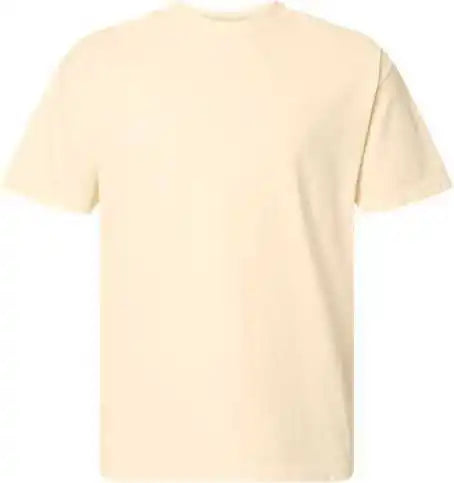 American Apparel 1301gd Garment Dyed Unisex Heavyweight Cotton Tee Faded Cream