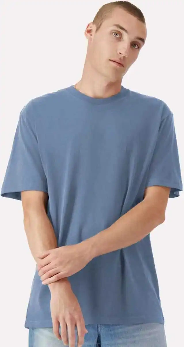 American Apparel 1301gd Garment Dyed Unisex Heavyweight Cotton Tee - Faded Navy