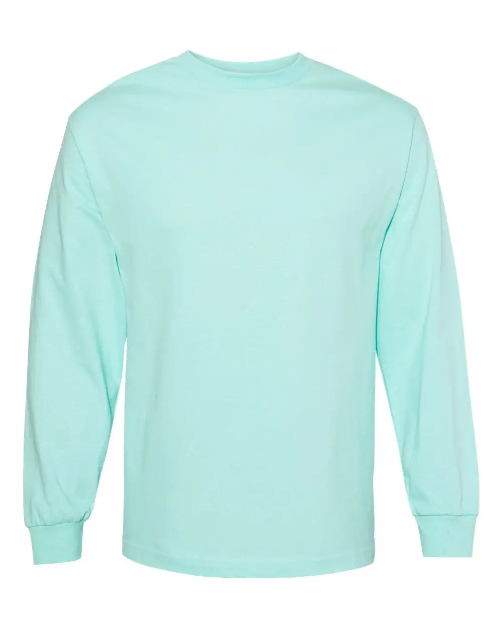 American Apparel 1304 Heavyweight Cotton Long Sleeve Tee - Celadon