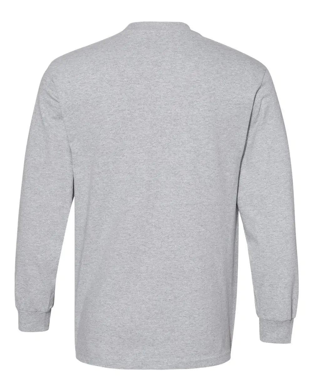 American Apparel 1304 Heavyweight Cotton Long Sleeve Tee - Heather Grey - Gray / s