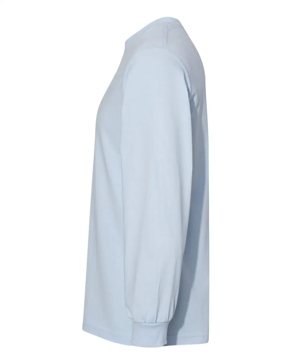 American Apparel 1304 Heavyweight Cotton Long Sleeve Tee - Powder Blue - 2xl