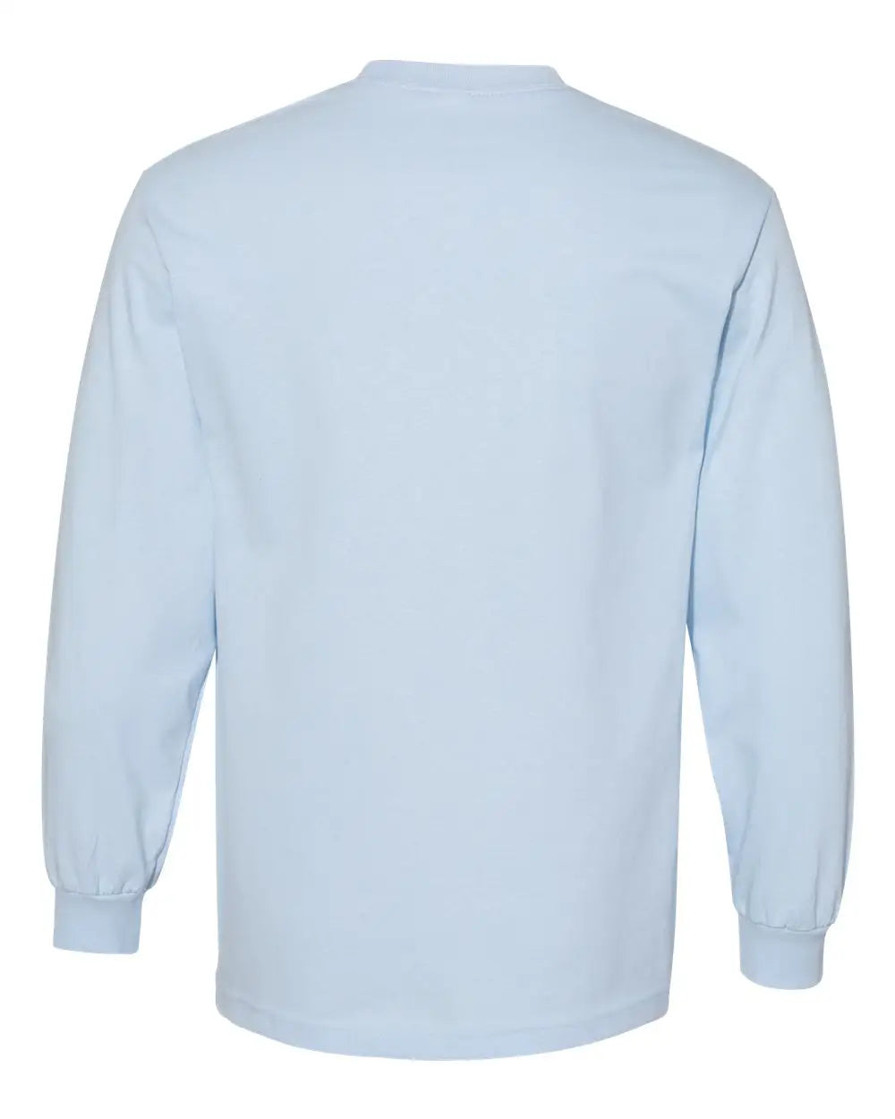 American Apparel 1304 Heavyweight Cotton Long Sleeve Tee - Powder Blue - 2xl
