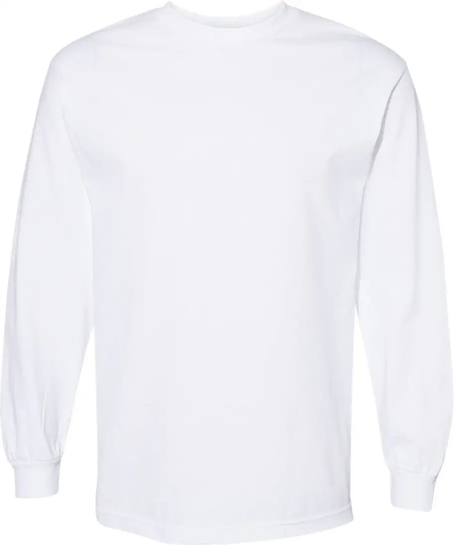 American Apparel 1304 Heavyweight Cotton Long Sleeve Tee - White - s