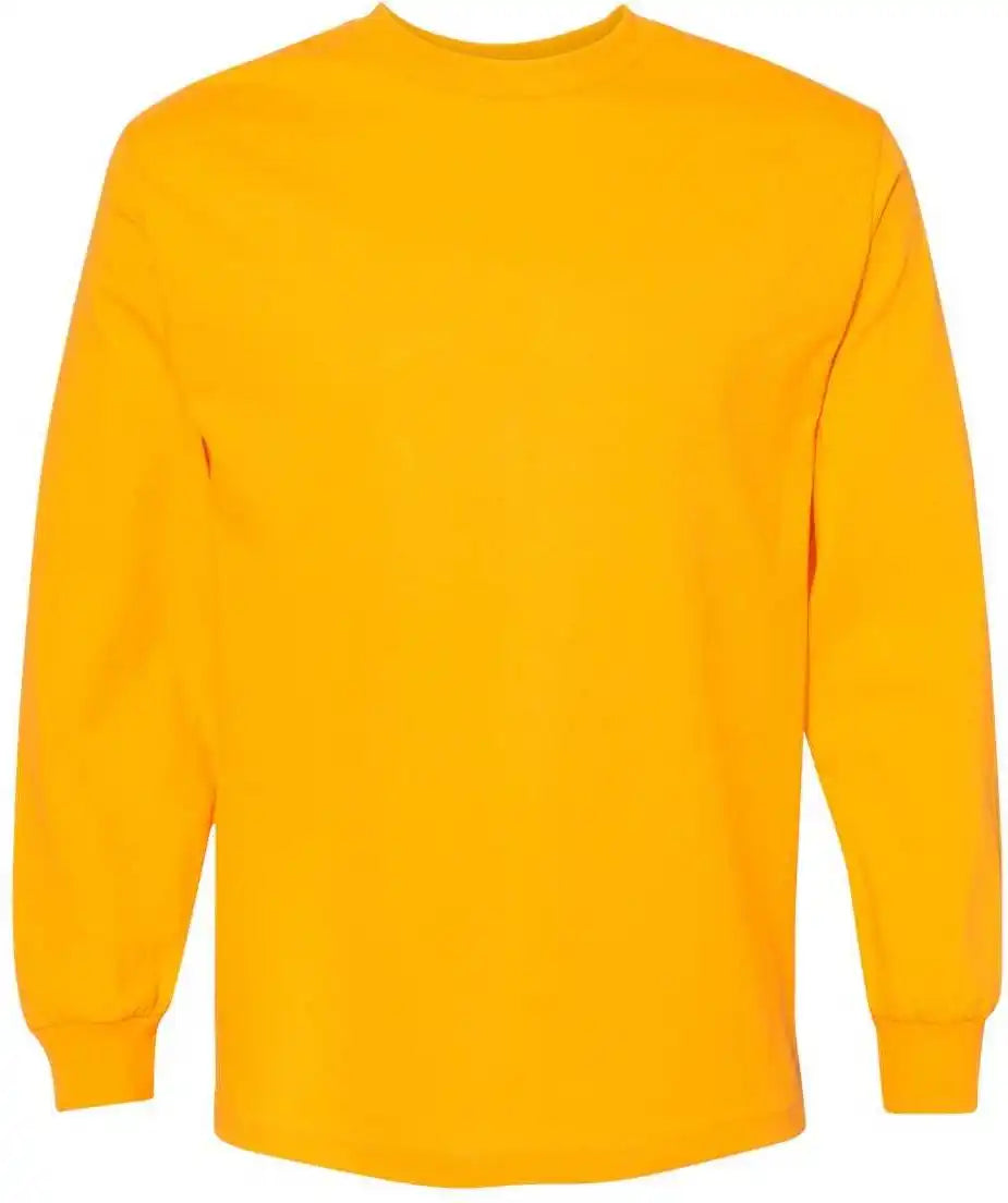American Apparel 1304 Unisex Heavyweight Cotton Long Sleeve T-shirt - Gold