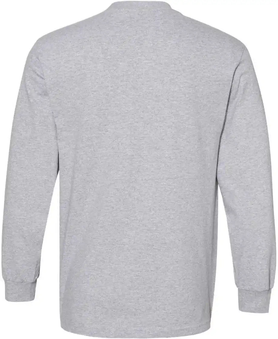 American Apparel 1304 Unisex Heavyweight Cotton Long Sleeve t Shirt Athletic Heather