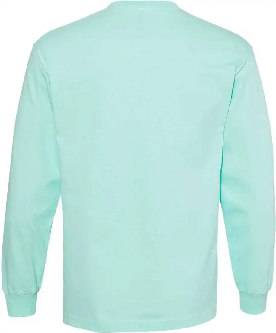 American Apparel 1304 Unisex Heavyweight Cotton Long Sleeve T-shirt - Celadon