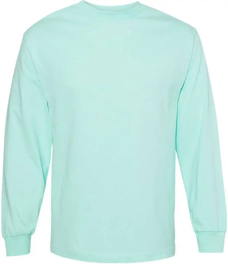 American Apparel 1304 Unisex Heavyweight Cotton Long Sleeve T-shirt - Celadon