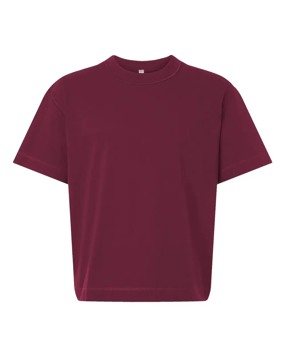 American Apparel 13ml0 Unisex Heavyweight Cotton Mid-length Tee - Burgundy - Adult s
