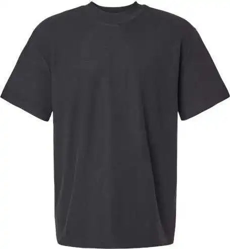 American Apparel 1pq Pique Mockneck Tee - Black