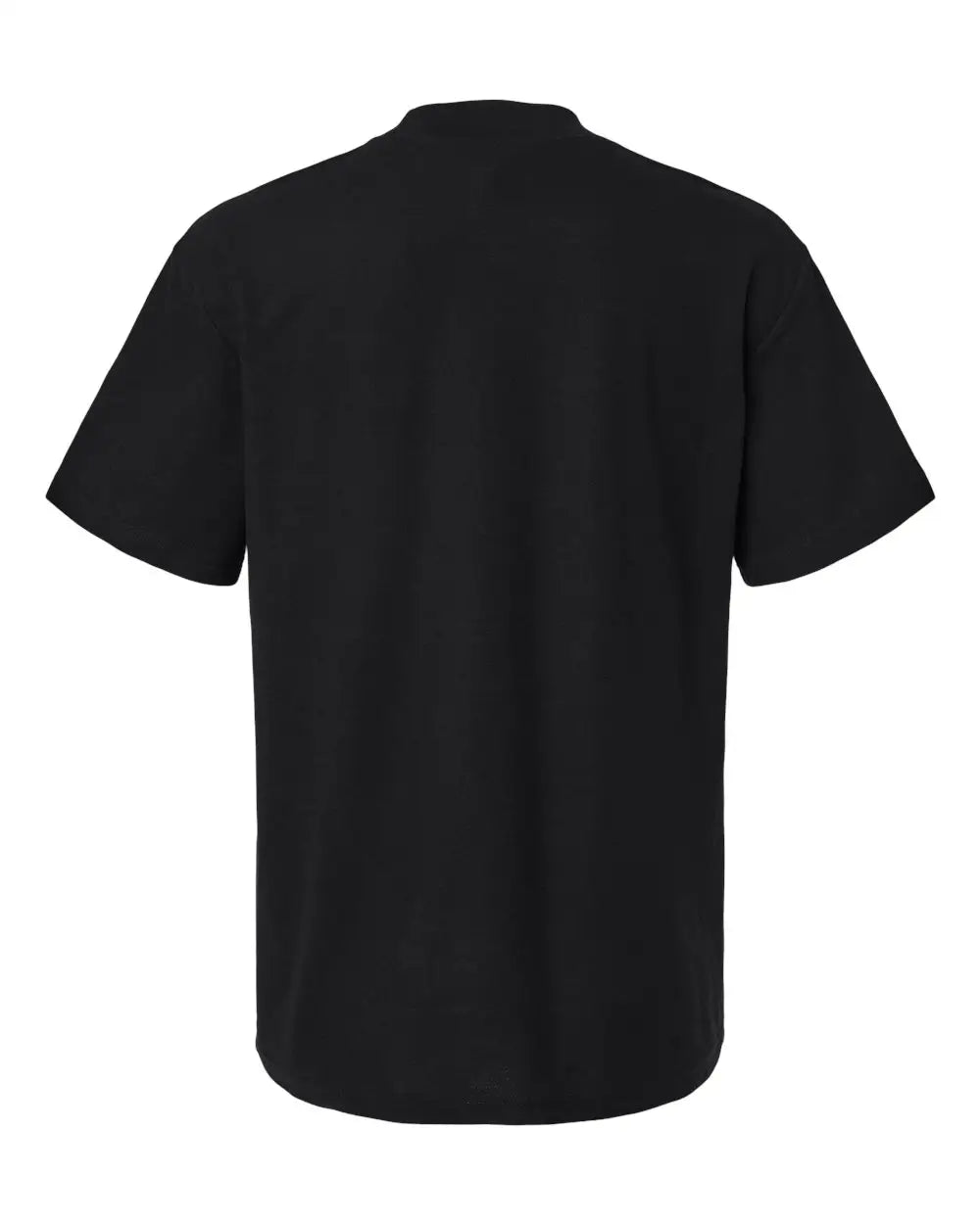 American Apparel 1pq Pique Mockneck Tee - Black