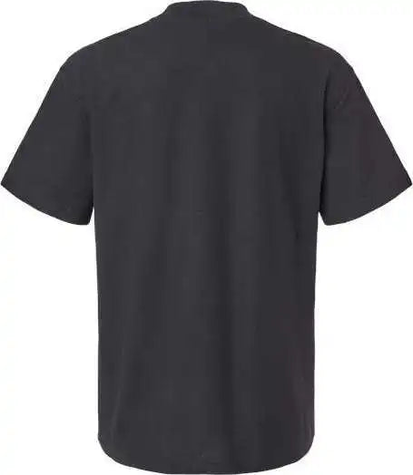 American Apparel 1pq Pique Mockneck Tee - Black