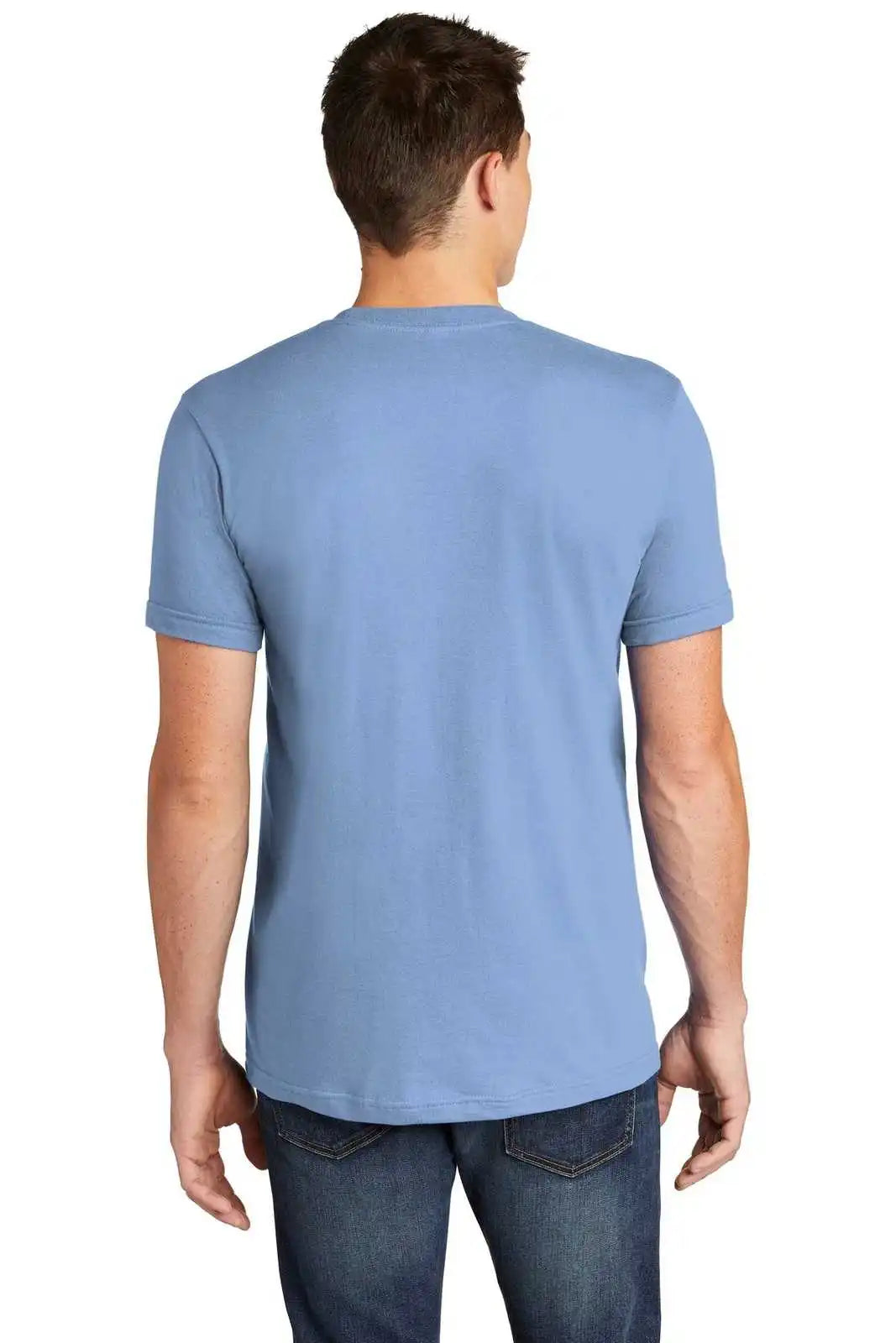 American Apparel 2001 Usa Collection Fine Jersey T-shirt - Baby Blue