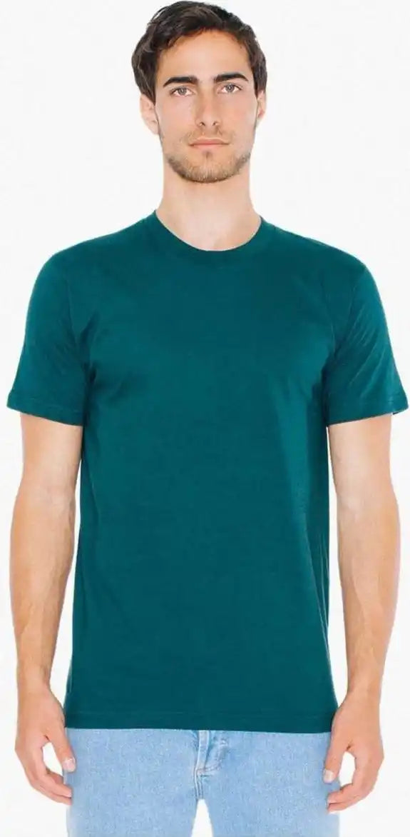 American Apparel 2001 Usa Collection Fine Jersey T-shirt - Forest