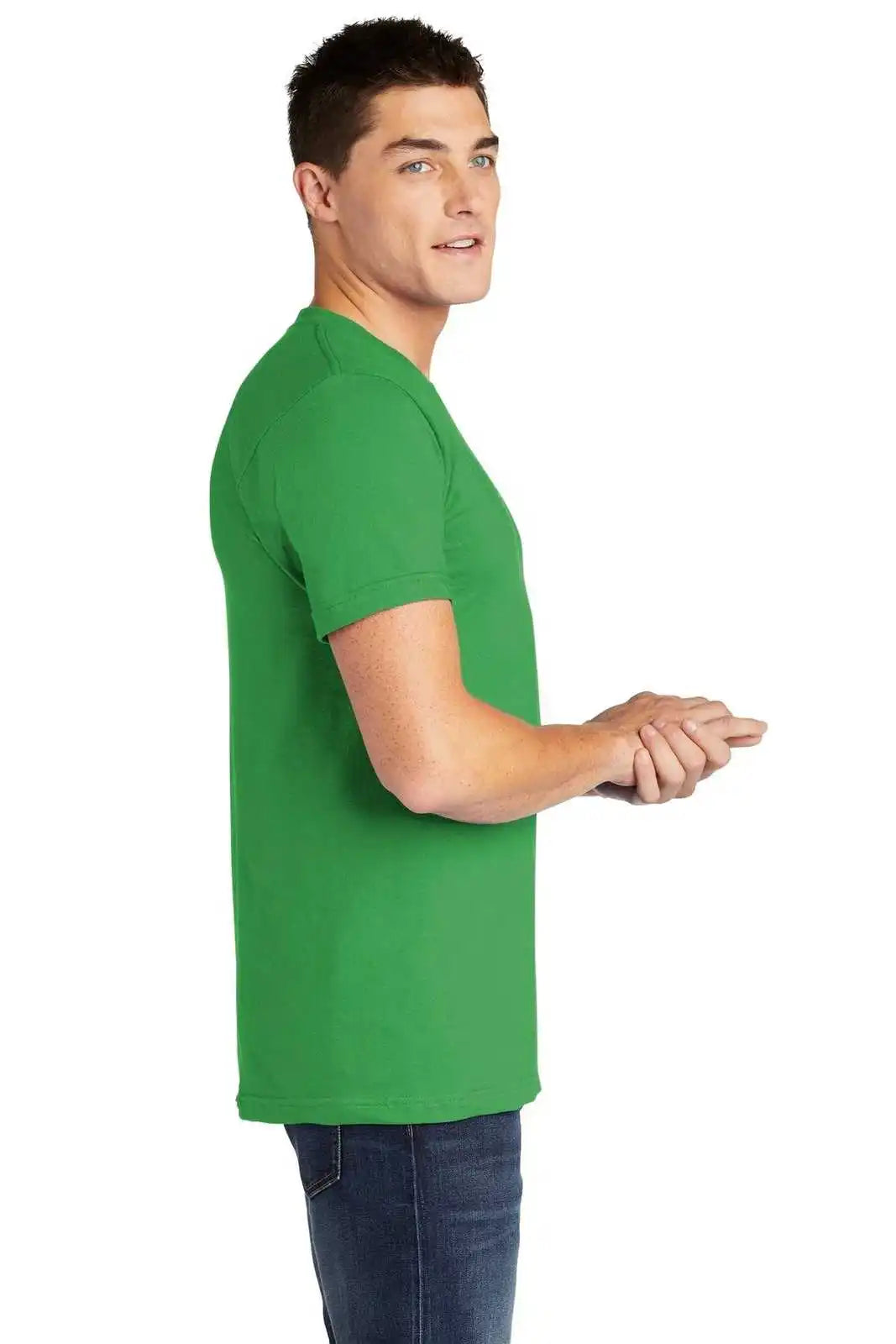 American Apparel 2001 Usa Collection Fine Jersey T-shirt - Grass