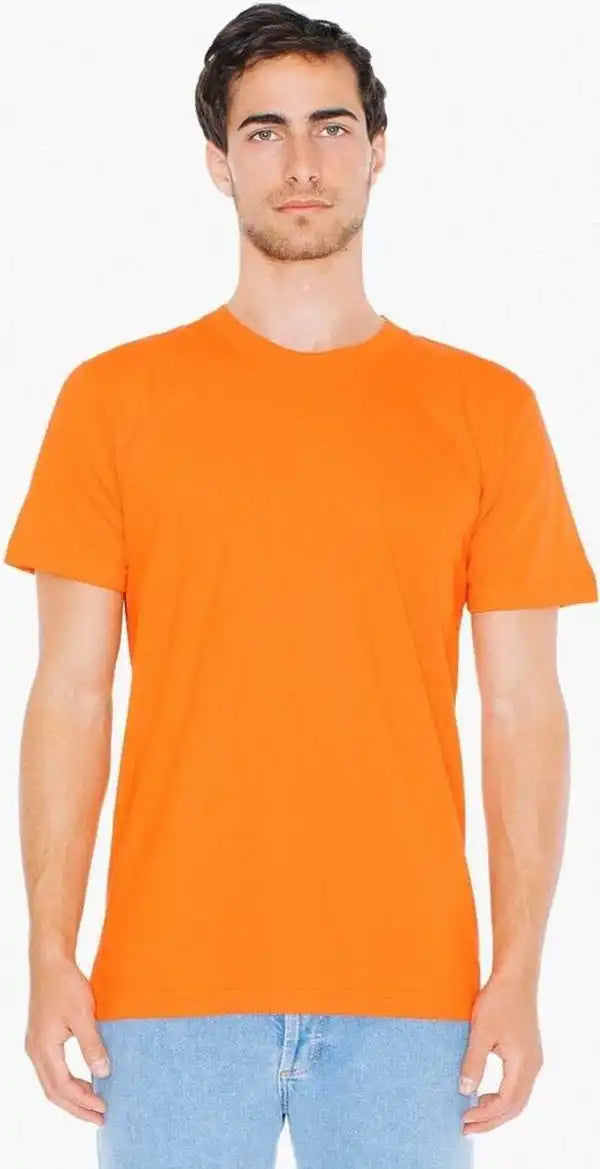 American Apparel 2001 Usa Collection Fine Jersey T-shirt - Orange
