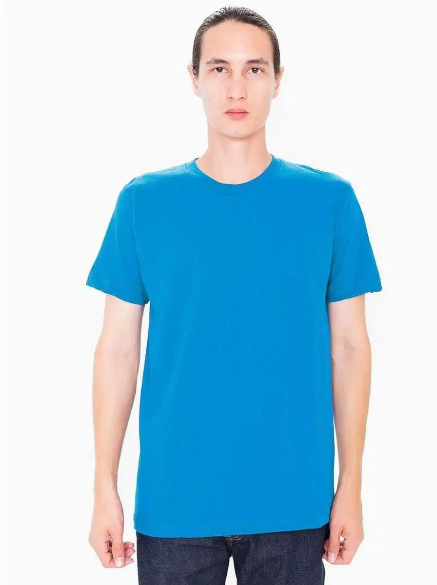 American Apparel 2001 Usa Collection Fine Jersey T-shirt - Teal
