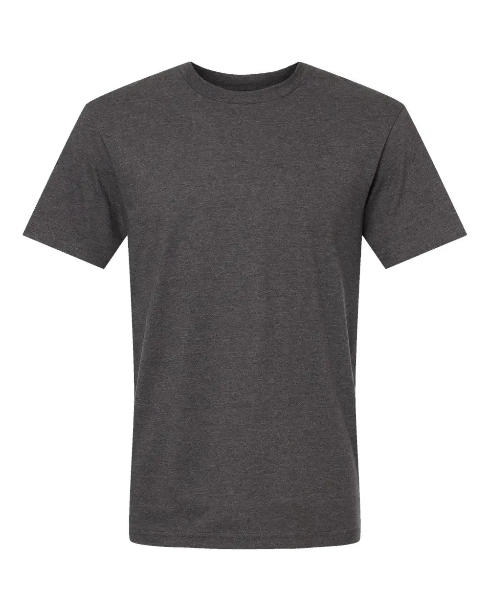 American Apparel 2001cvc Cvc Tee - Heather Asphalt - Dark Gray / s