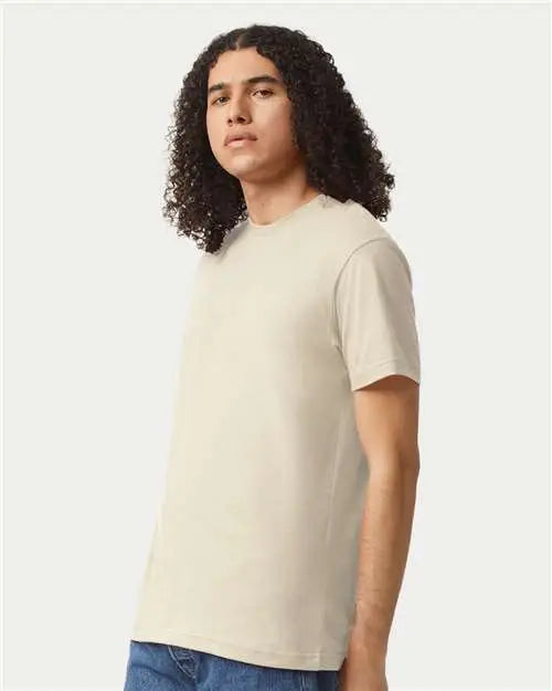 American Apparel 2001cvc Cvc Tee - Heather Bone